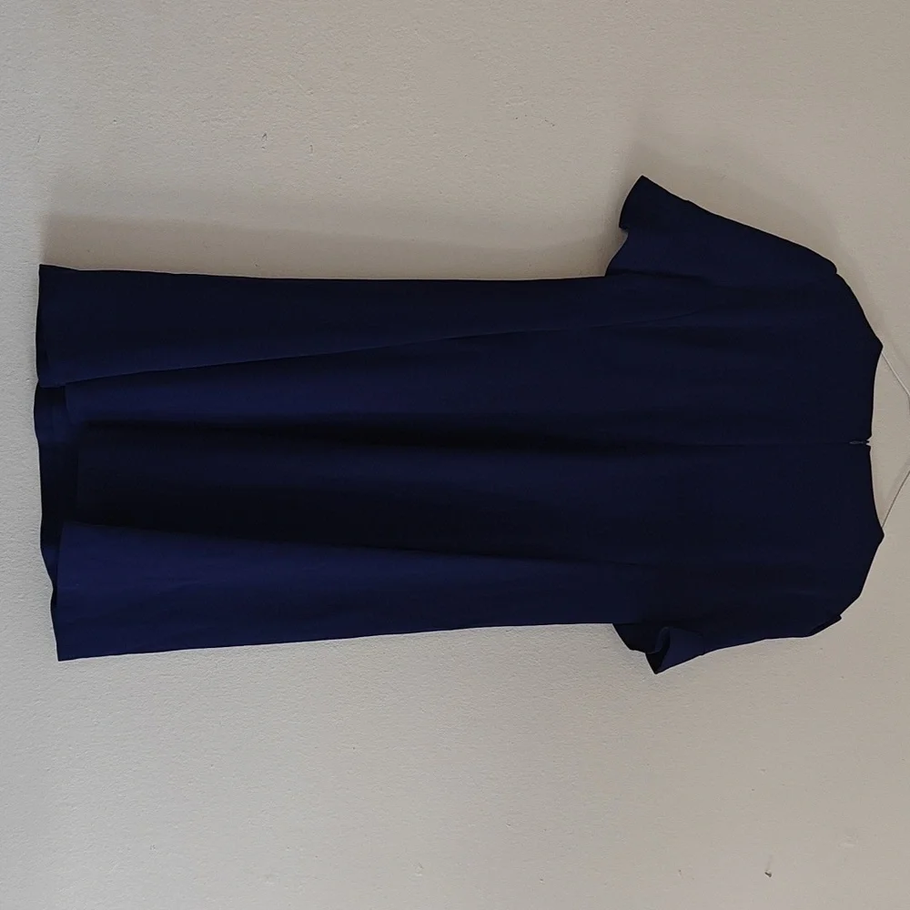 DKNY WOMEN'S SHORT-SLEEVE JEWEL NECKLINE DRESS (SIZE 14) - Picture 5 of 7